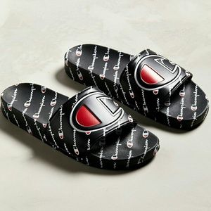 champion monogram slides